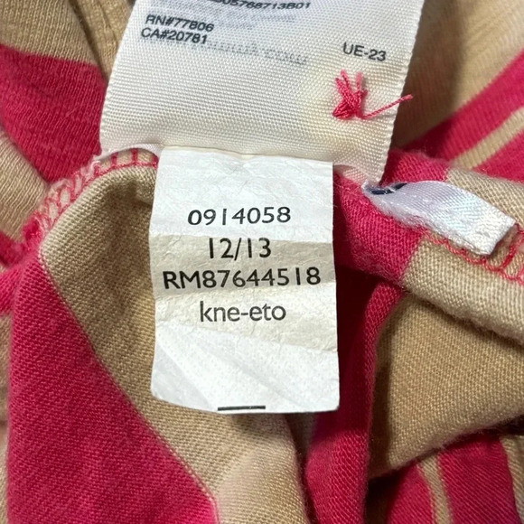 Tommy Hilfiger | Striped Maxi Dress Cinch Waist, Pockets & Gold  Button Detail - Picture 10 of 12